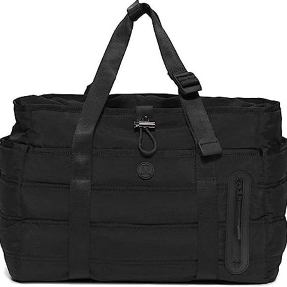Rare!! NEW!!! ULULEMON Dash All Day Duffel Bag 20L Black NWOT - Picture 9 of 12